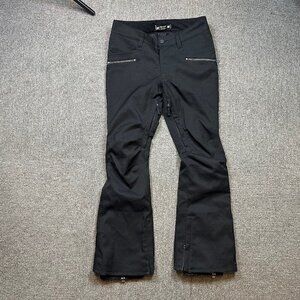 L1 Premium Goods Mens All Black Snowboard Ski Pants Slim Fit Size Small